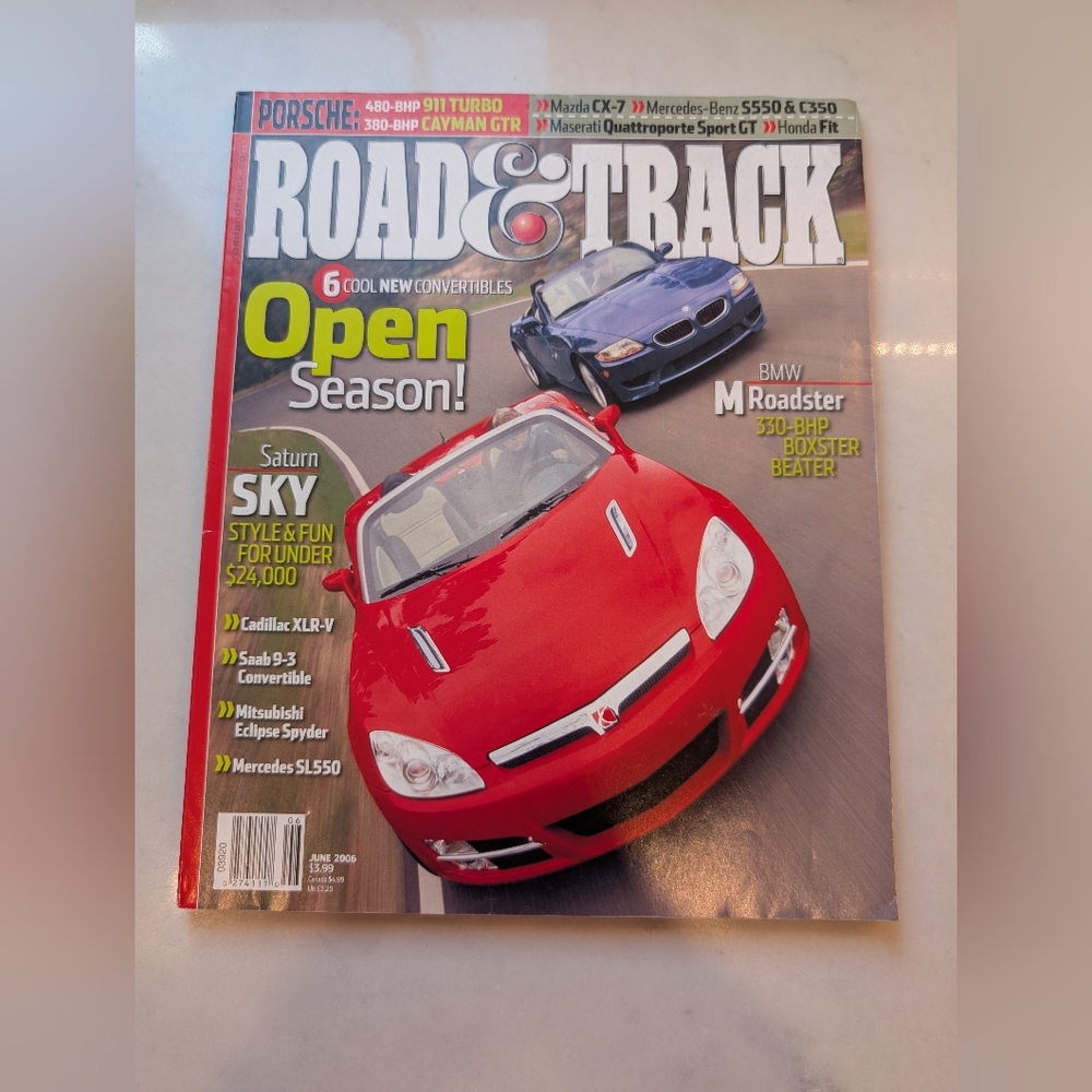 Road & Track Magazine Open Season! June 2006